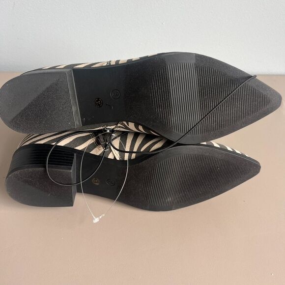 WORTHINGTON BROOKDALE ZEBRA ANKLE BOOT MEMORY FOAM size 9 ANIMAL PRINT NWT - Picture 8 of 11